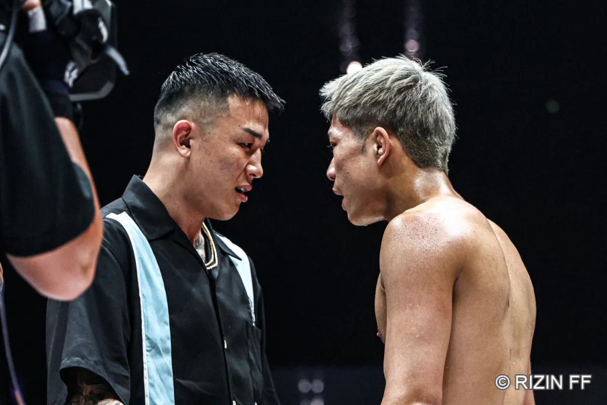 【RIZIN】秋元強真、緊急参戦の赤田功輝に勝利　試合後に因縁の萩原京平がリング乱入！