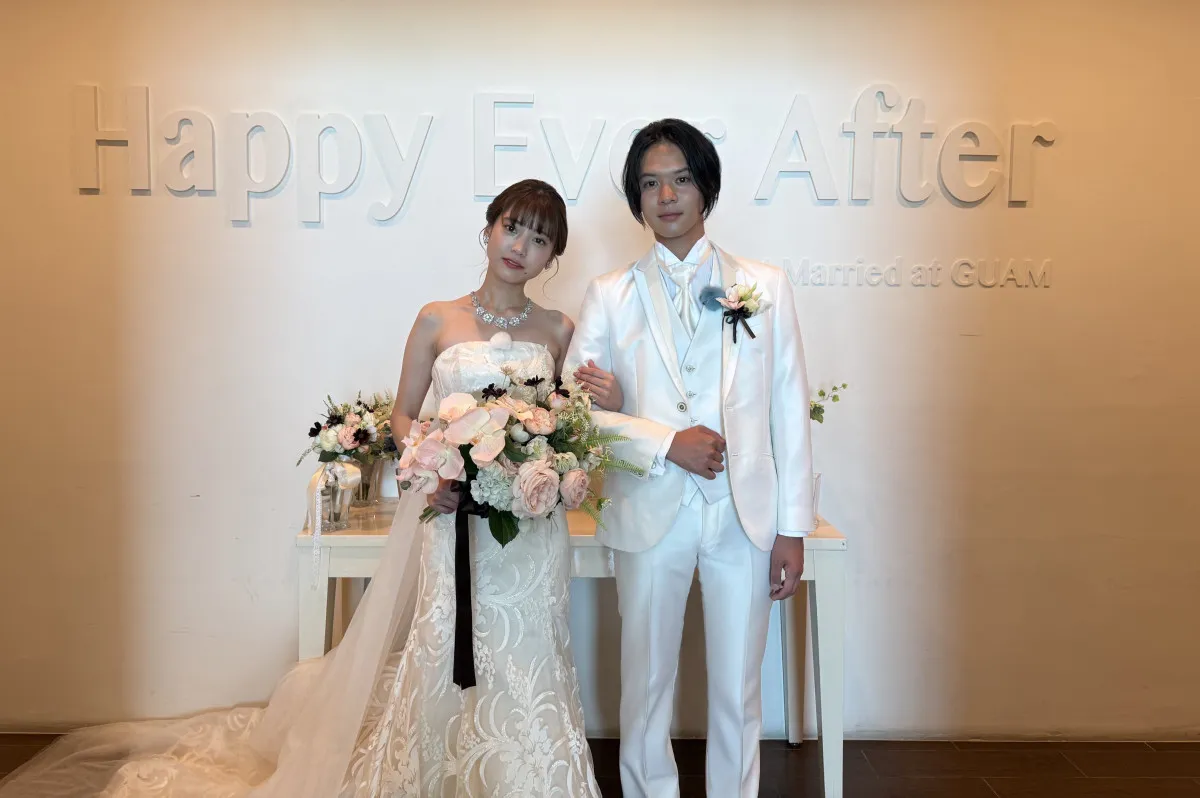 “カップル役”中井友望＆百瀬拓実がウエディングドレス＆タキシード姿披露　『私があなたといる理由』スピンオフバラエティー放送