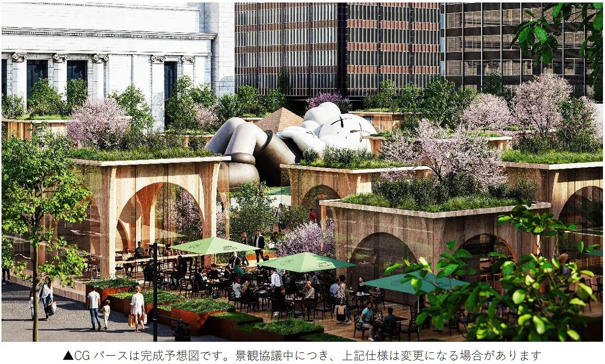 有楽町駅前、約1万平米『YURAKUCHO PARK』誕生へ　有楽町ビル＆新有楽町ビル跡開発イメージ・概要公開