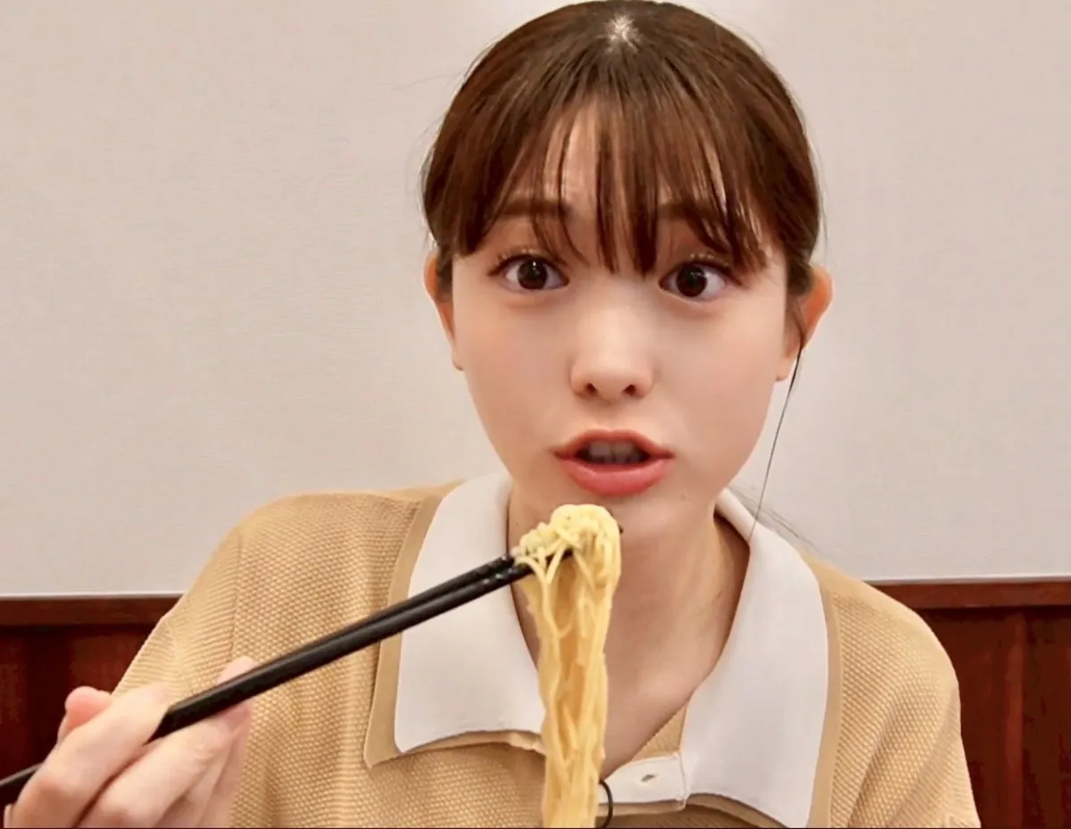 松村沙友理、大食いYouTube登録者数20万人突破　今後の意気込みも「いろんなところに出没してもぐもぐ…」