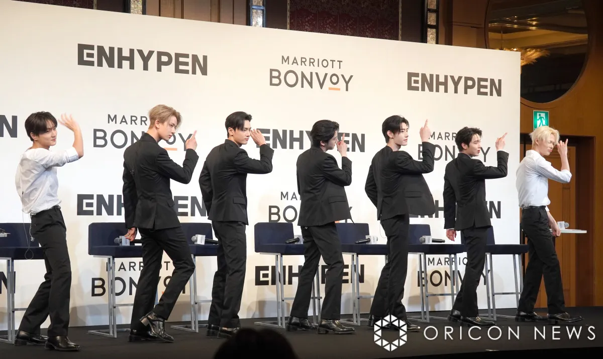 ENHYPEN、「ボロボロ…」発言で会場沸かす　Marriott Bonvoyイベントでファンと交流