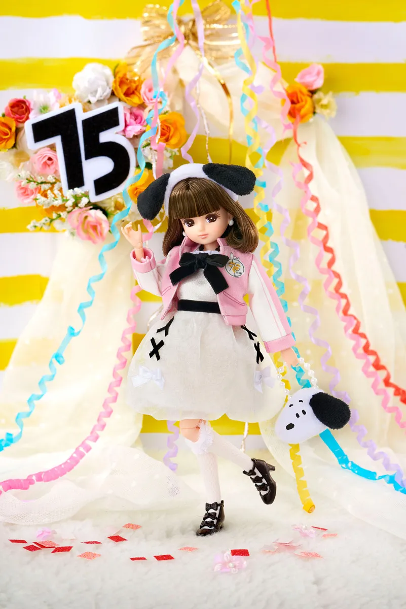 リカちゃんがスヌーピーとコラボ、特別仕様ドールが本日より予約販売スタート