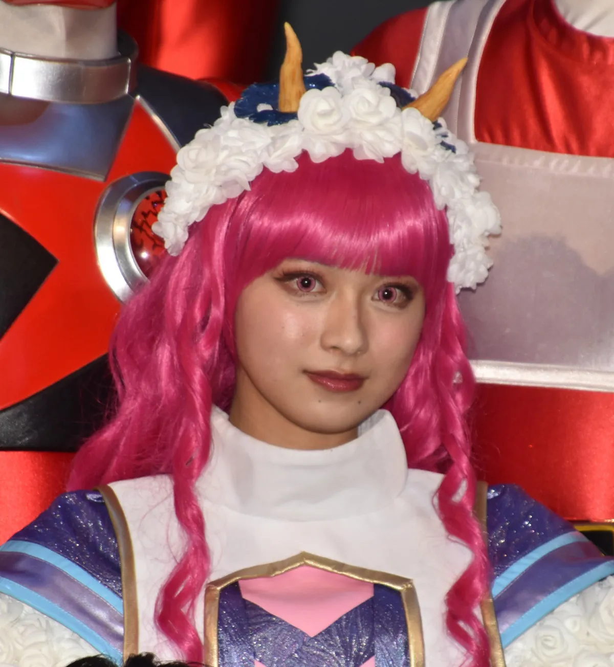 『ゴジュウジャー』×『Bリーグ』がコラボ　バスケ好きでブーケ役のまるぴが歓喜「どう考えても私がナンバーワンうれしい」