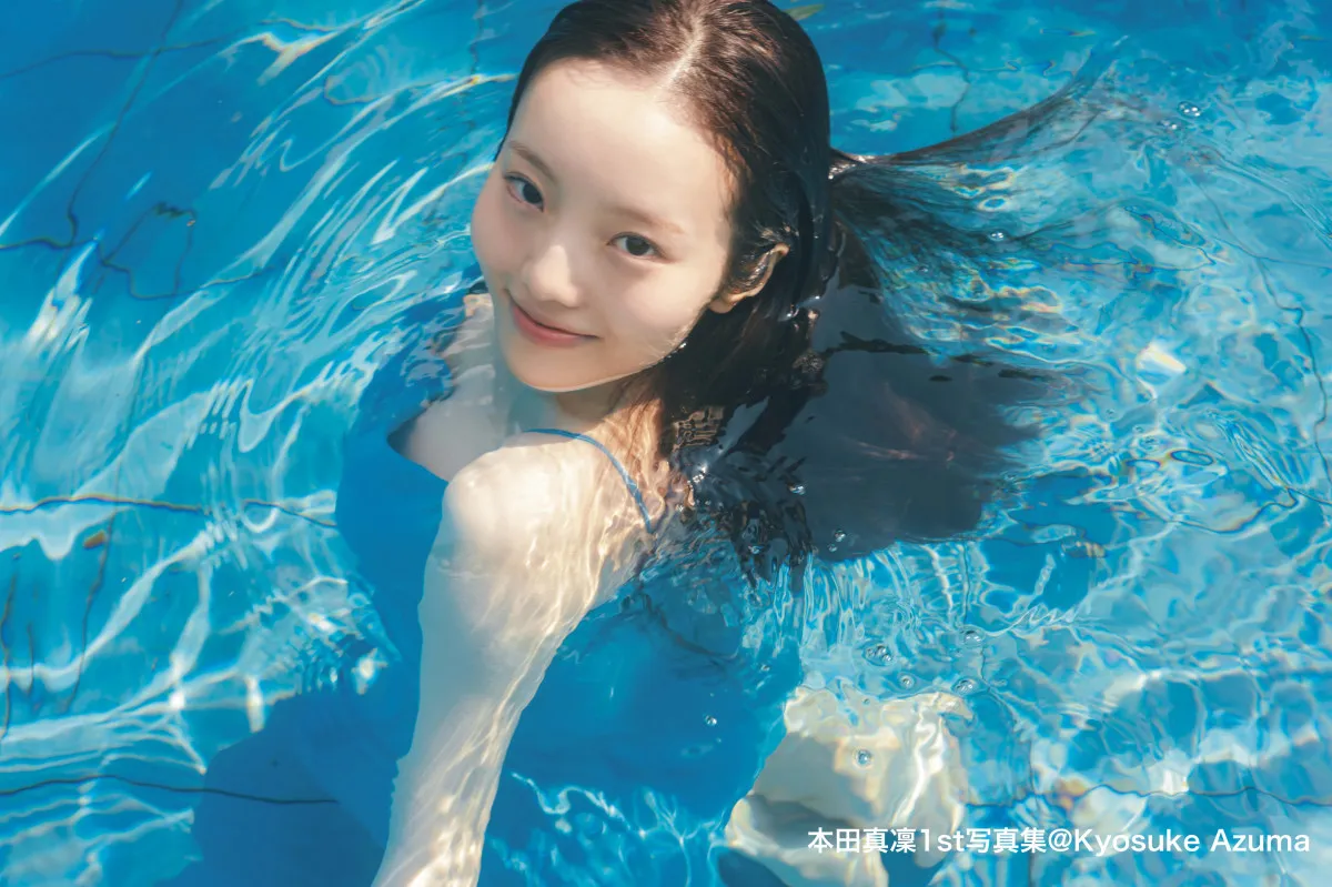 本田真凜、ドレスを着たまま水の中へ　本人が写真集構想時点から熱望「とってもうれしいのです!!」
