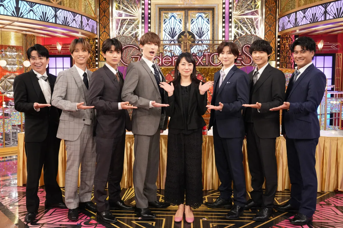 菅野美穂、SixTONESと新企画でガチンコ勝負　ダジャレ対決で“迷”解答連発