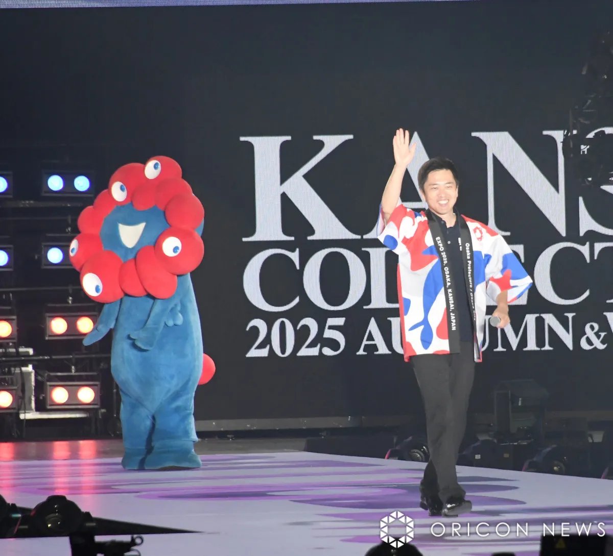 ミャクミャク＆吉村知事、ランウェイ登場でドーム大歓声「モデルさんみたいですね」【関コレ】