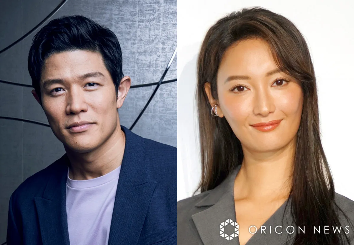 鈴木亮平＆菜々緒、独特なポージングで“異次元のスタイル”に反響「足長!!!!!!」「二人の開脚に目を奪われました」