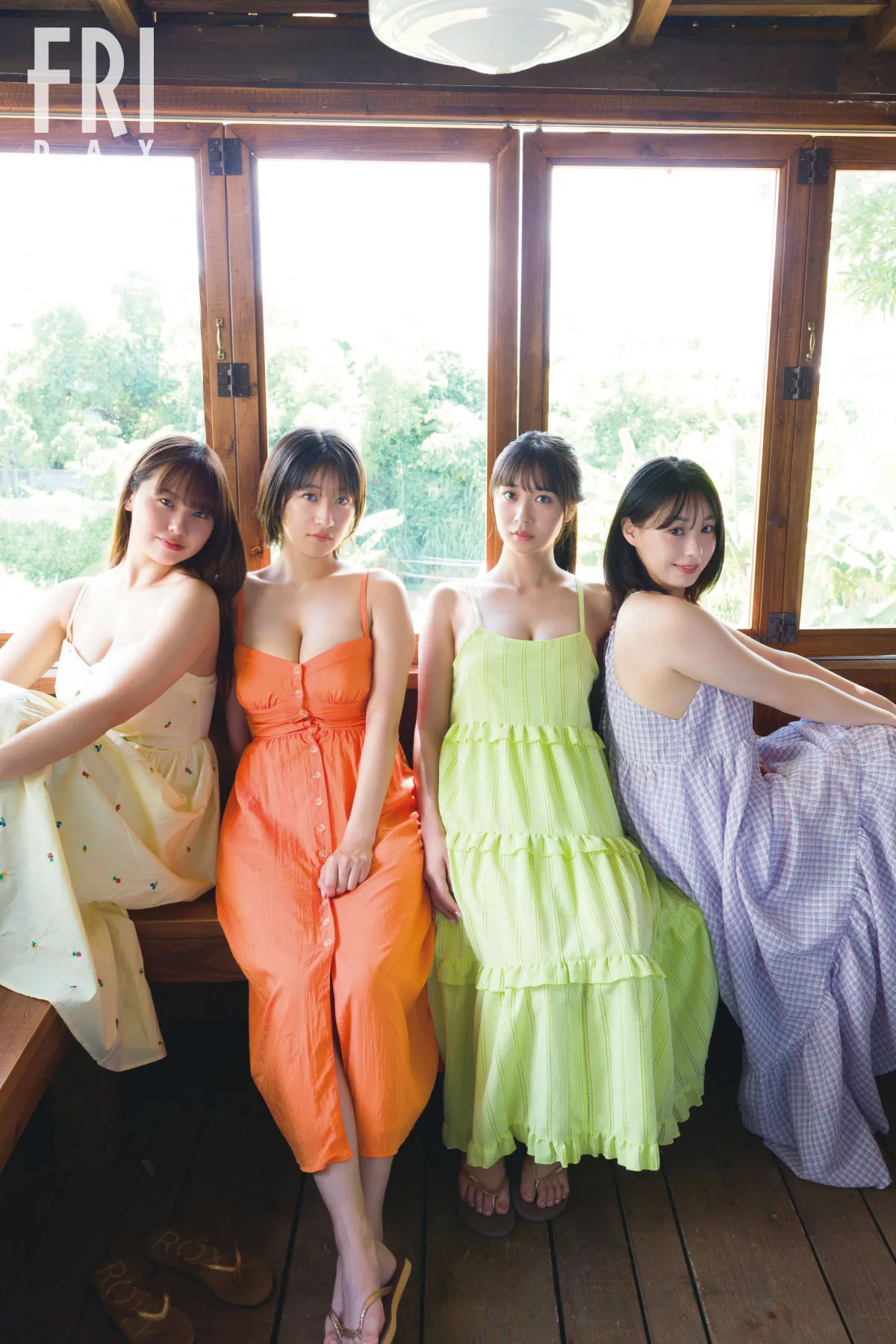 本郷柚巴＆榎原依那＆溝端葵＆高野真央が“夢の共演”　異例の大ボリュームで『FRIDAY』を独占