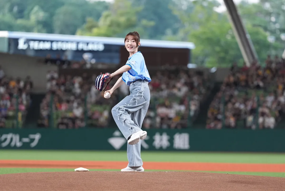 花澤香菜、セレモニアルピッチは「50点です」　マウンド上での思いも「皆さんの苦悩や喜びなどのドラマが…」
