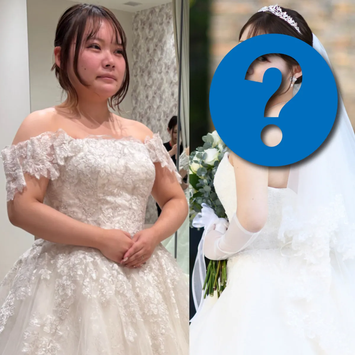 「どれも閉まらない…」結婚式ドレス選びで大泣き→22キロ減量後の花嫁ビフォーアフターに275万表示「綺麗になりすぎてて声出た」