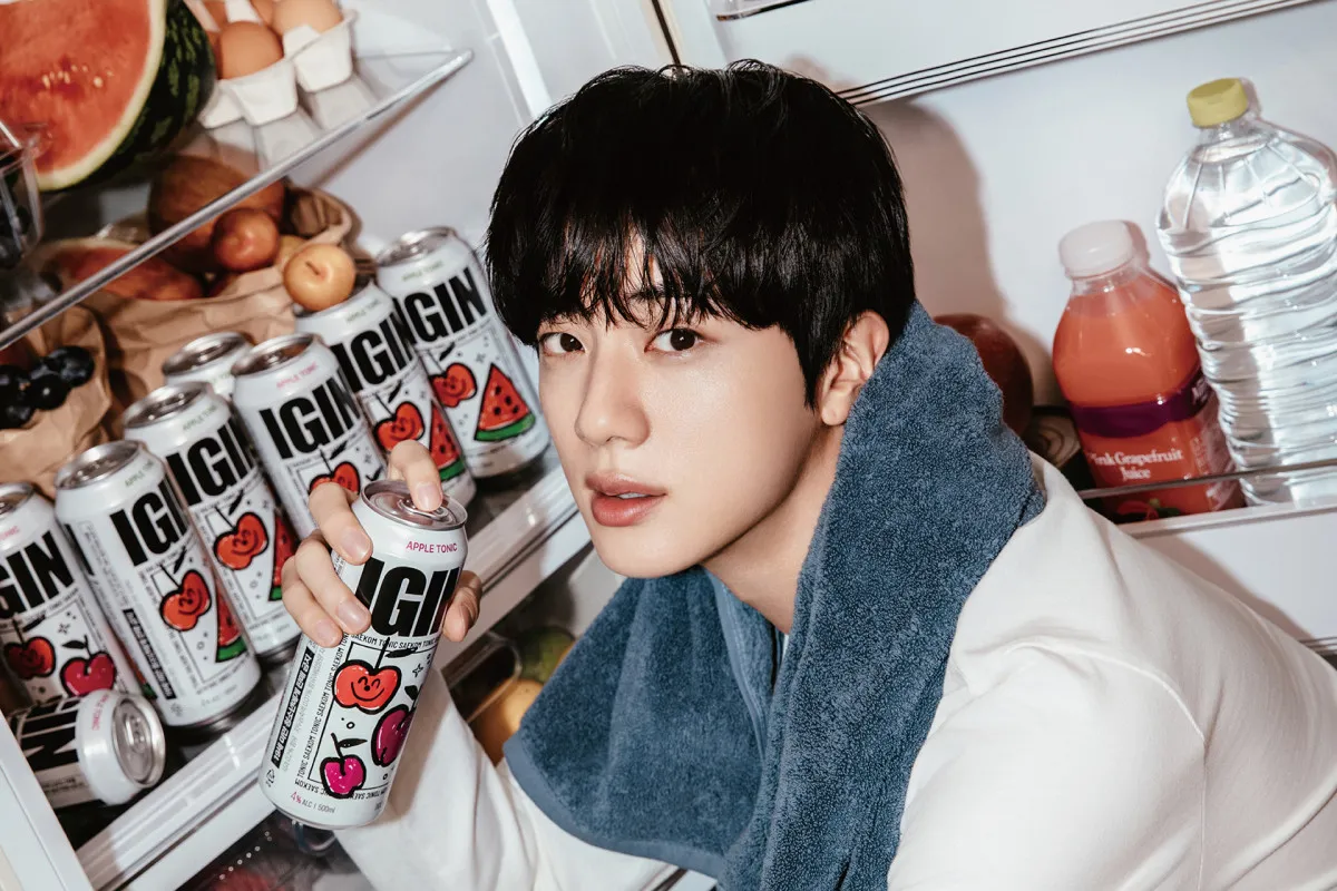 BTS・JINがアンバサダーの「IGIN」より、缶チューハイが初上陸　10月にはPOPUPストアの開催も