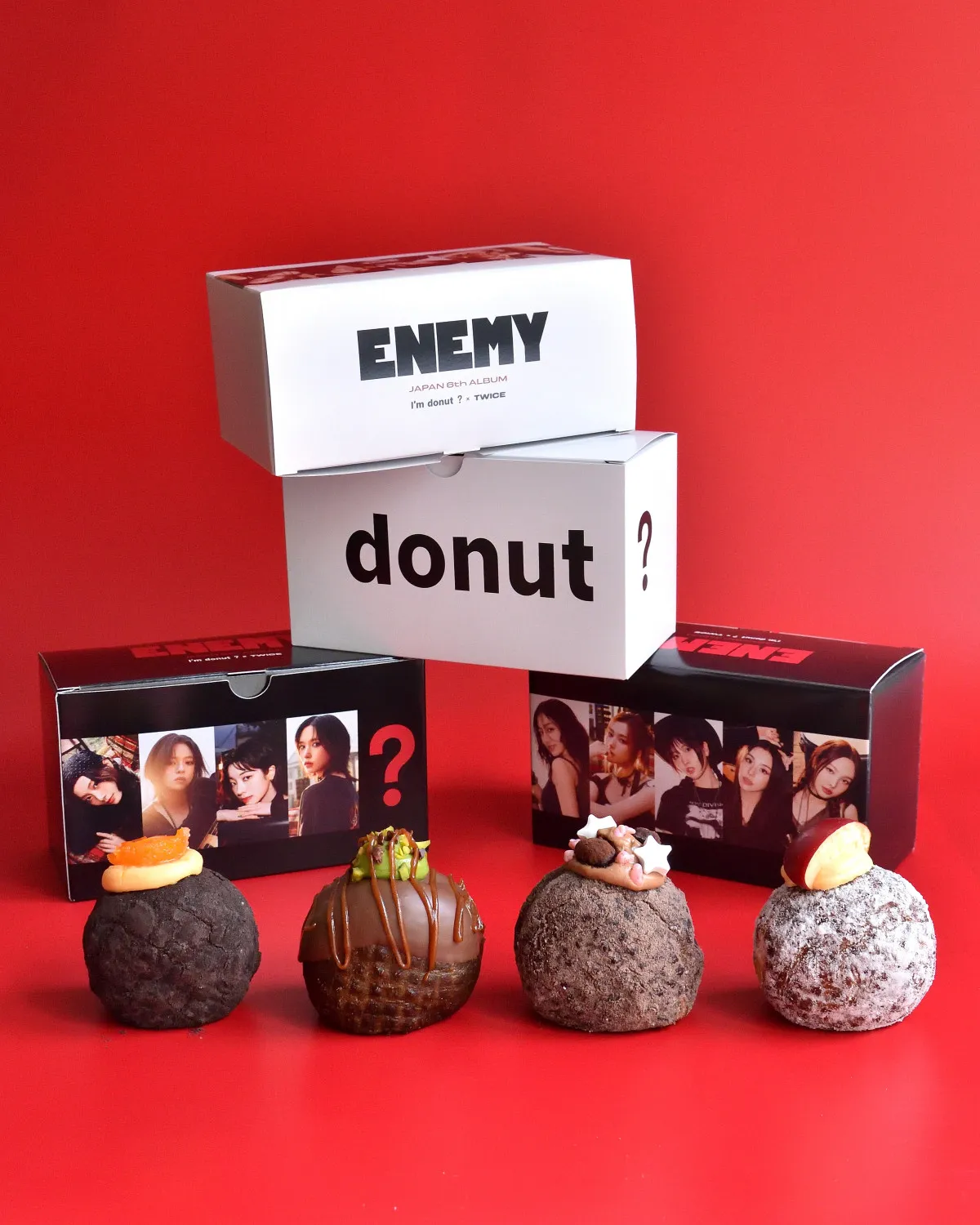 TWICEと生ドーナツ専門店「I’m donut ？」がコラボ　作品をモチーフにした4種のドーナツが登場