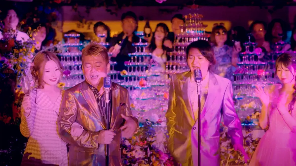 ホリエモン、演歌第2弾「キャバクラ人生」MV公開　制作費3000万円、歌舞伎町キャバクラを貸切撮影