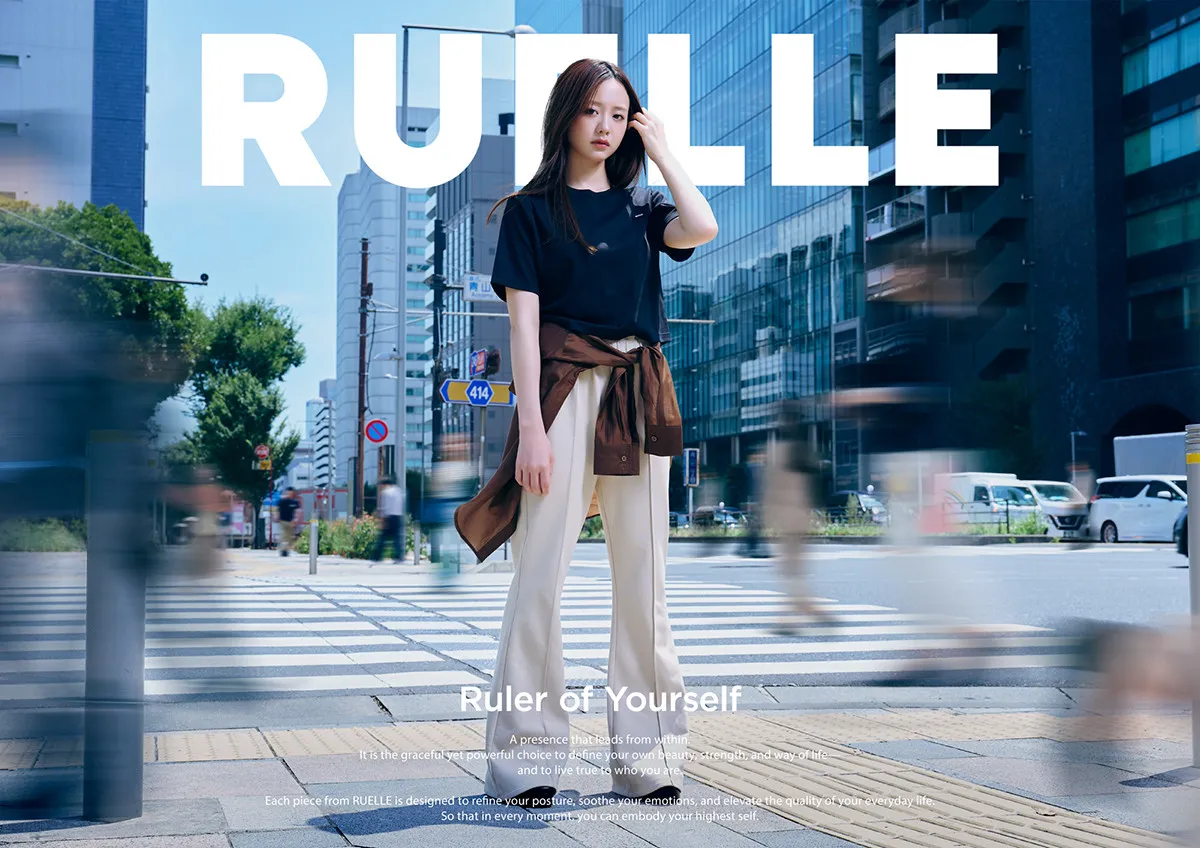 森香澄、アスレジャーブランド『RUELLE』公式イメージキャラクターに就任、“Ruler of yourself”をコンセプトにしなやかさと凛とした強さを兼ね備えた姿で登場