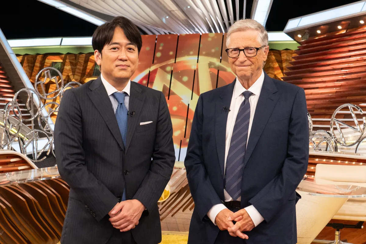 安住紳一郎、ビル・ゲイツ氏に単独インタビュー　30兆円寄付の真意に迫る