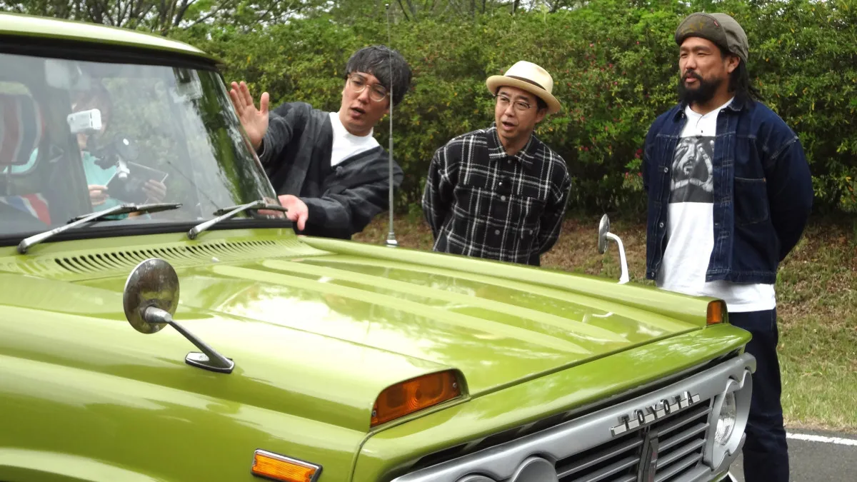 ラグビー元日本代表・堀江翔太、“クセツヨ”愛車登場　55年前・トヨタ“超希少車”におぎやはぎ「見たことないよー」