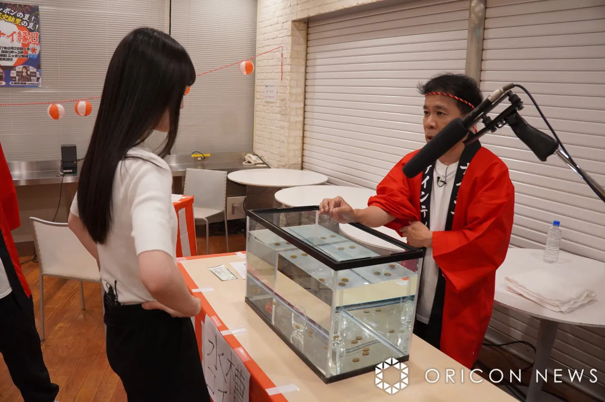 【ナイナイ縁日】乃木坂46・久保史緒里、クセの強い縁日に翻ろうされる