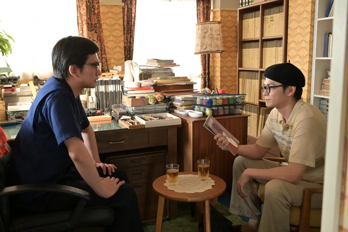 『あんぱん』あの手嶌治虫が訪ねてくる　第114回場面カット