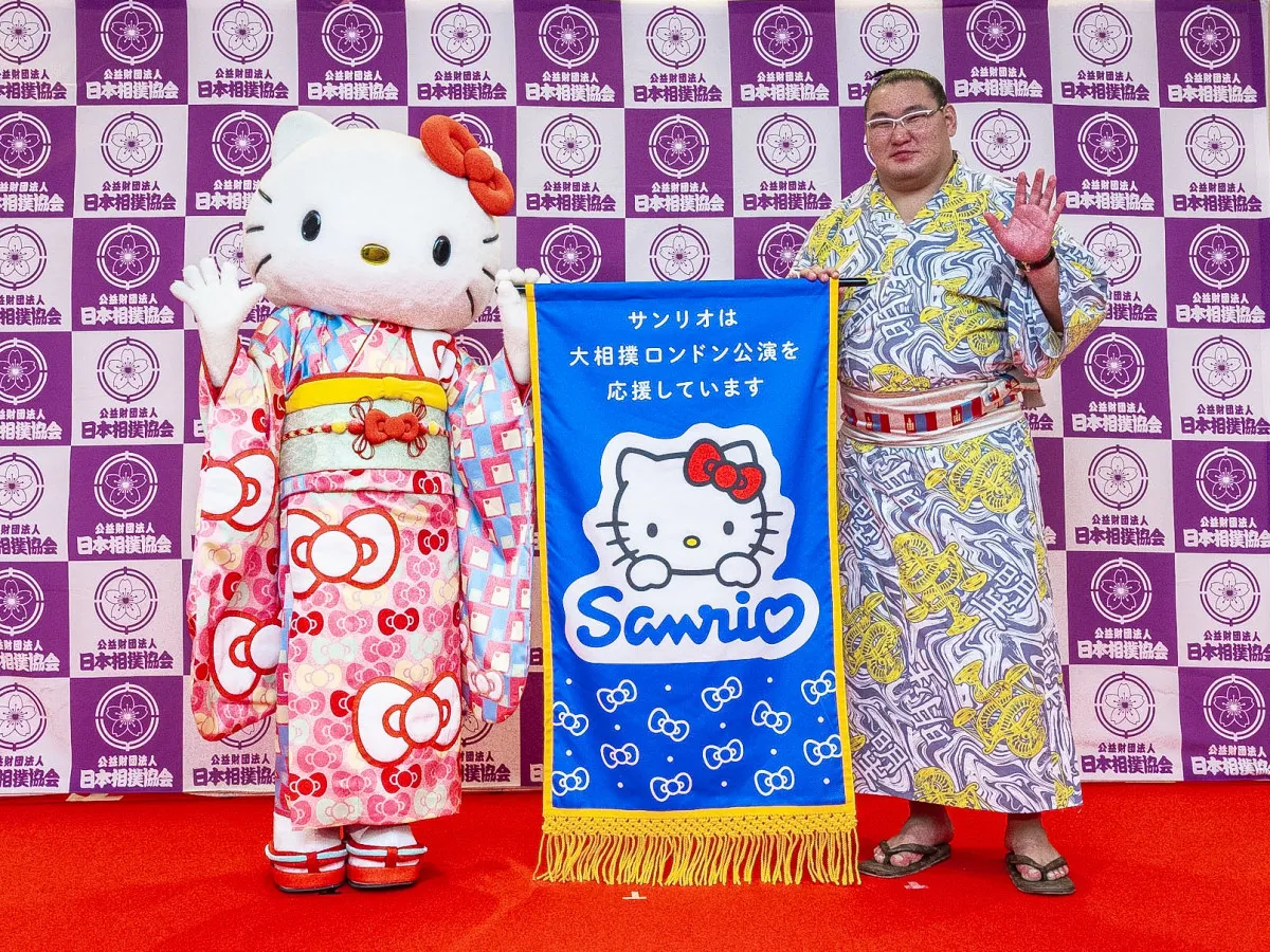 ハローキティが『大相撲ロンドン公演』のアンバサダーに就任「ちょっぴりドキドキ」