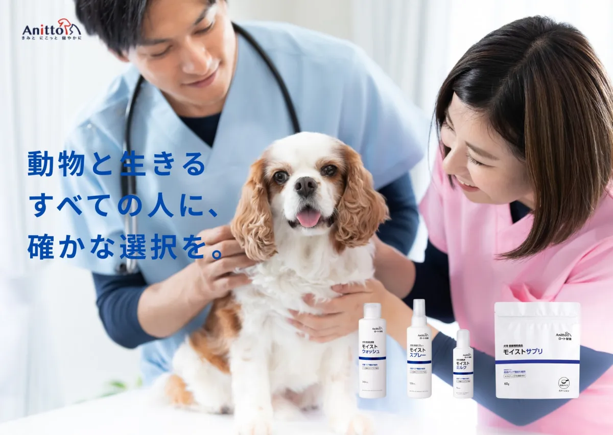 子どもより犬猫が多い時代…ロート製薬が「犬用スキンケア」発売、社員の“獣医師”が開発