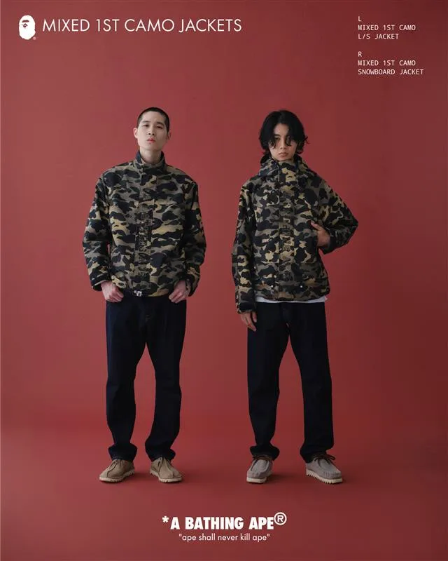 A BATHING APE、30周年の「1ST CAMO」「ベートーヴェンスウェット」など名作を復刻　あす6日発売