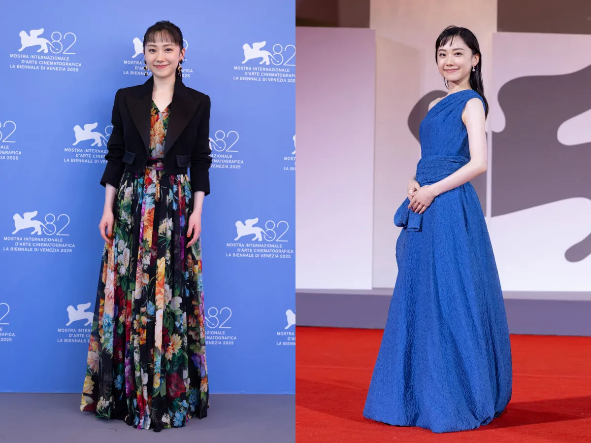 芦田愛菜、初のベネチア映画祭で存在感　ファッションと演技に注目集まる