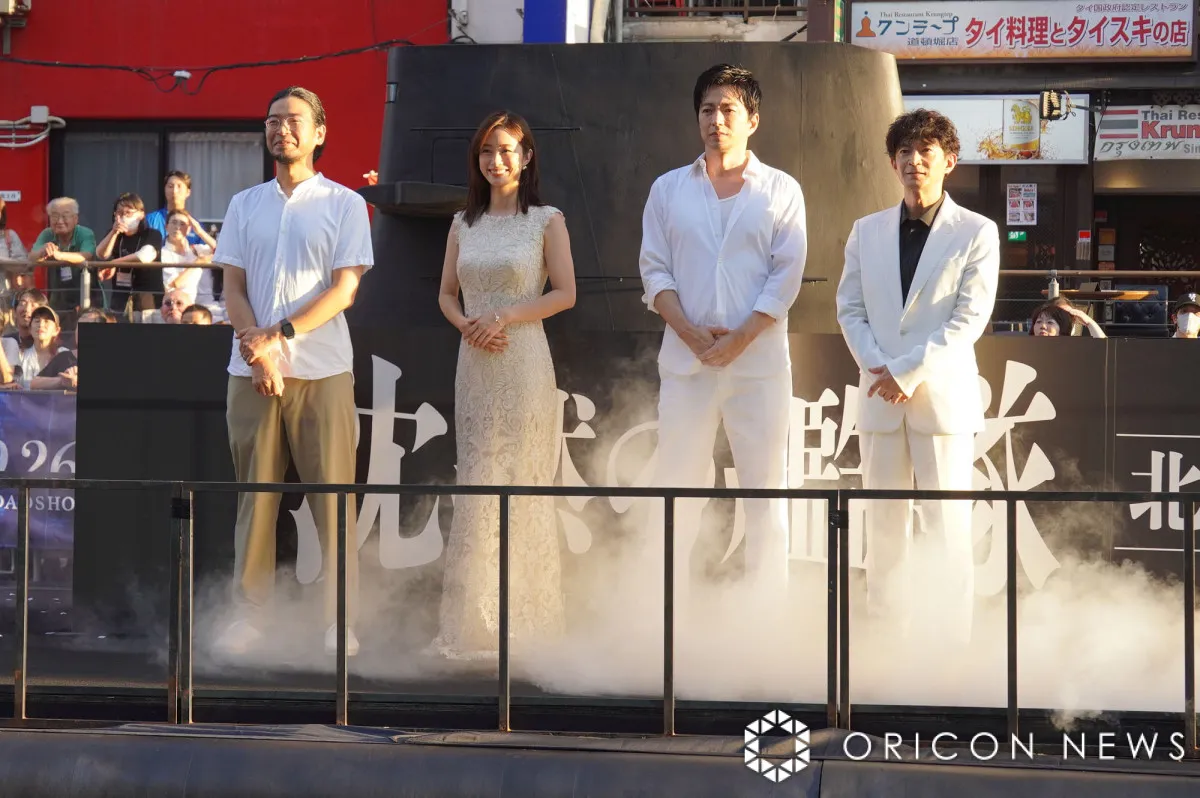 大沢たかお・上戸彩・津田健次郎ら大阪・道頓堀に現る、『沈黙の艦隊』船上イベントに3000人が熱狂