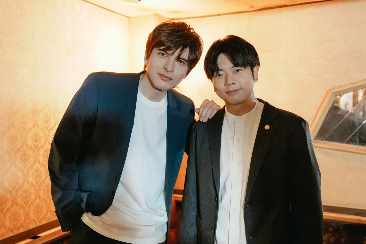 増田貴久＆城田優、トリプル主演ドラマ『推しの殺人』クランクイン　20年来の付き合いでプライベートでも仲良し
