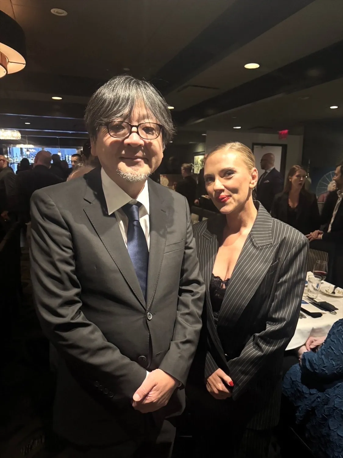 細田守監督、トロントでスカーレット・ヨハンソン＆ラミ・マレックらハリウッドスターと交流