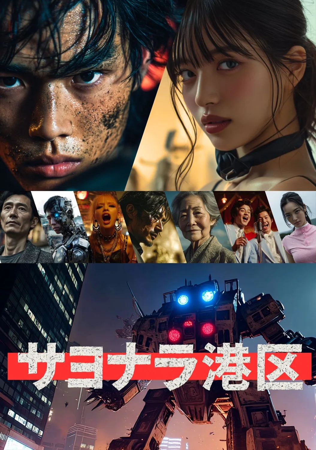 1万5000カットをAI生成×人間の編集、新感覚ドラマ『サヨナラ港区』DMMショートで9月23日配信