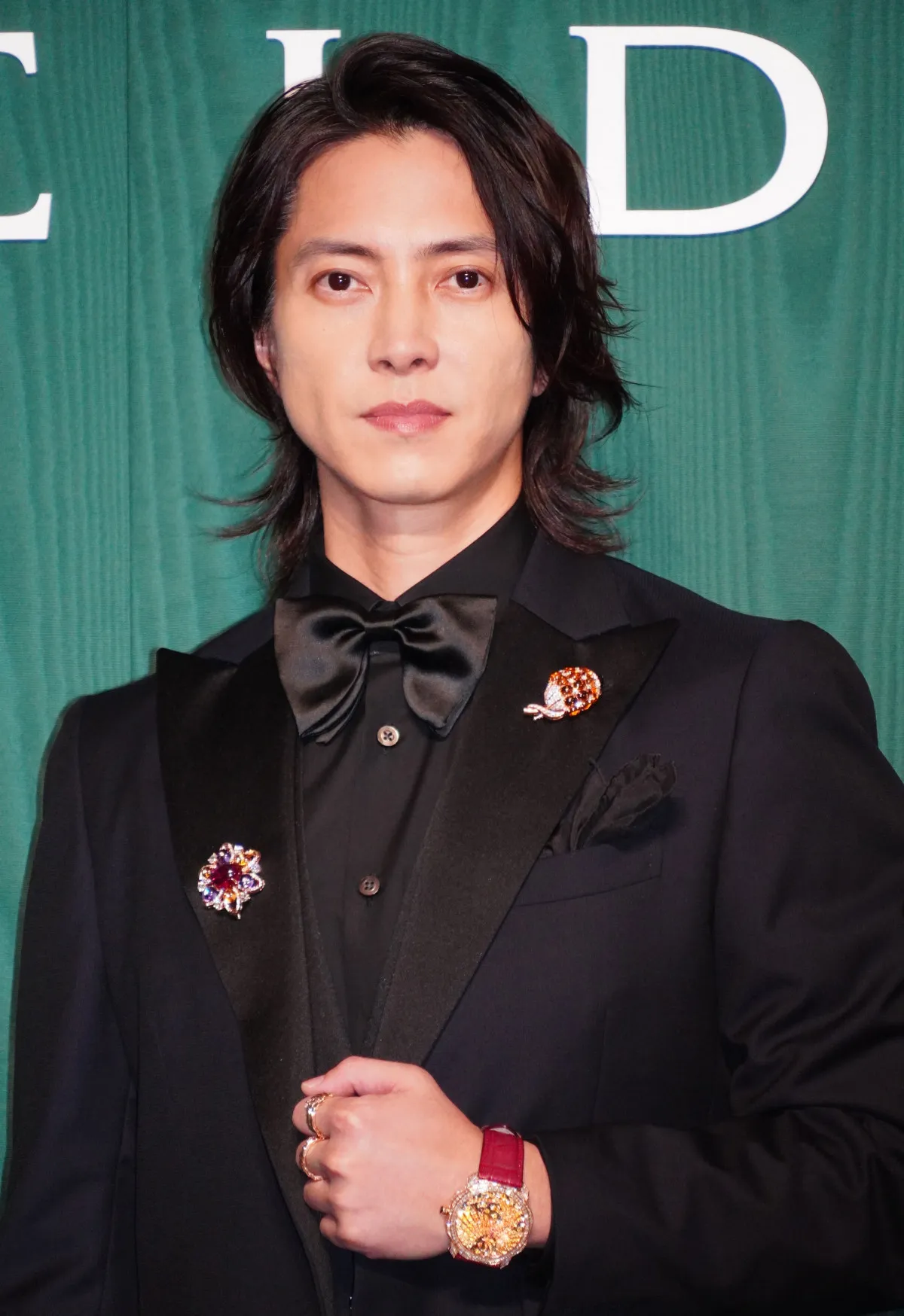 山下智久「演劇と音楽を突き詰めたい」　『ブルガリ』イベントで豪華ジュエリー映える着こなし披露