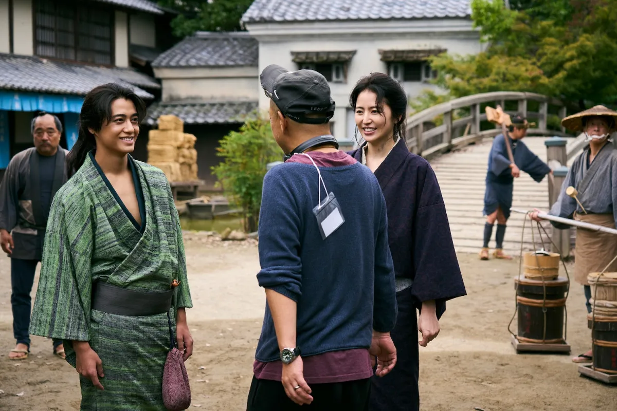 長澤まさみ＆永瀬正敏＆高橋海人、映画『おーい、応為』メイキング写真解禁