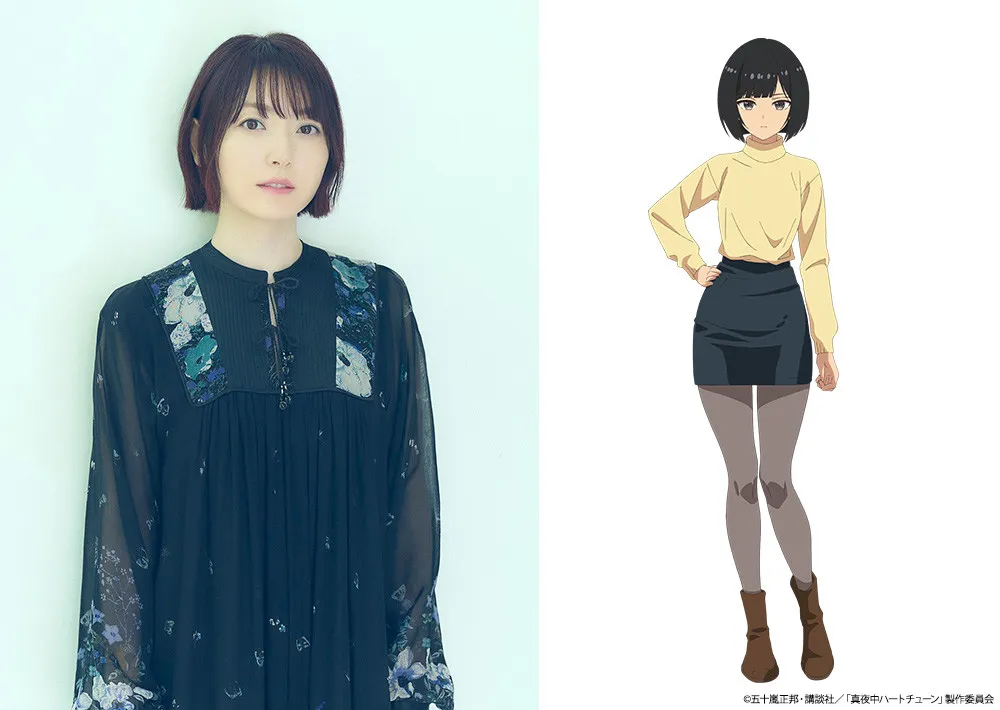 2026年放送『真夜中ハートチューン』花澤香菜が放送部顧問・安藤檸檬役に　ヒロインたちの設定画も公開
