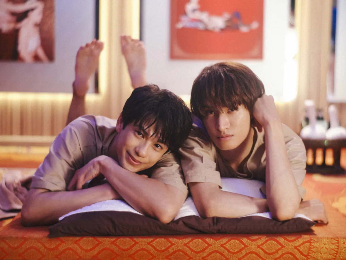 森崎ウィン&向井康二、初共演で信頼と絆深める 映画『(LOVE SONG)』親密なオフショットを公開