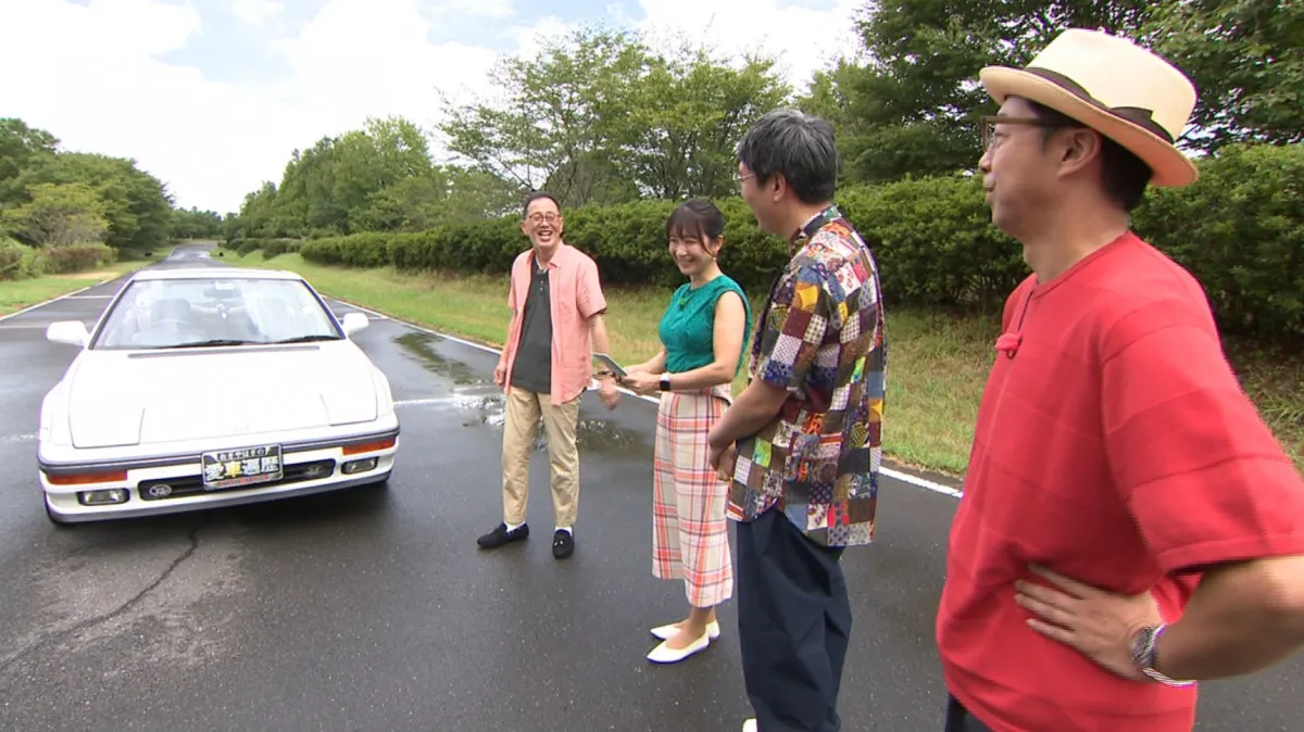38年前・20万キロの極上ホンダ“スペシャリティークーペ”におぎやはぎ感激　小木のかつての愛車「すごいぶつけてた」