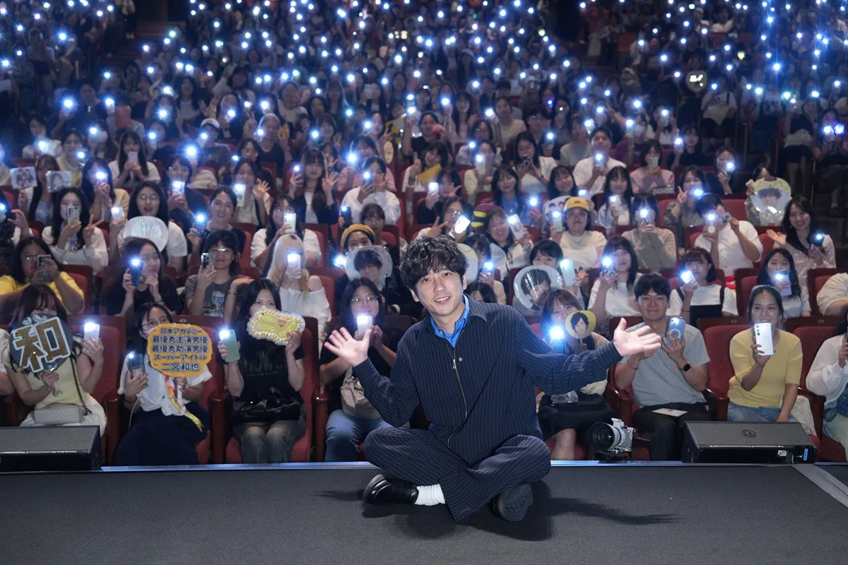 二宮和也、日本人初「Actors’House」に参加　ステージ登場で「ニノ～！」会場中から拍手と大歓声
