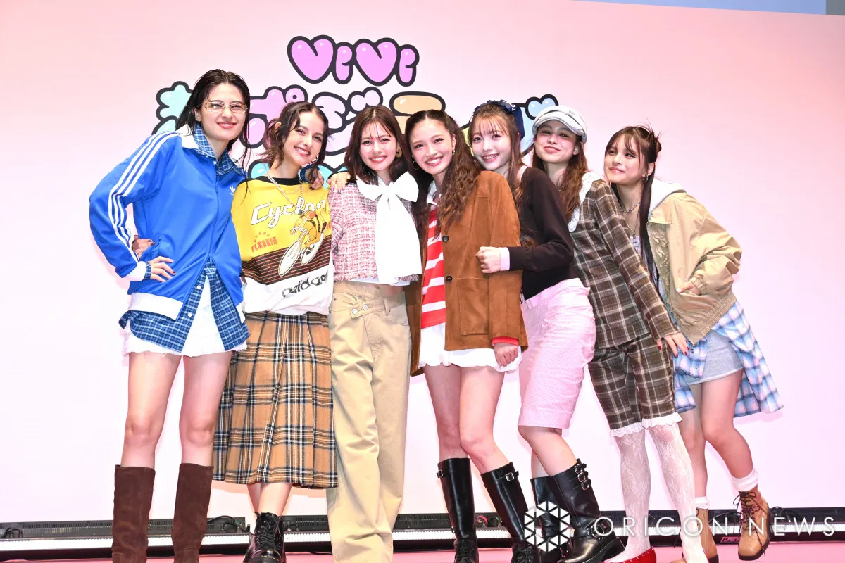 村上愛花、嵐莉菜ら『ViVi』モデル7人が豪華共演　抜群スタイルで魅了