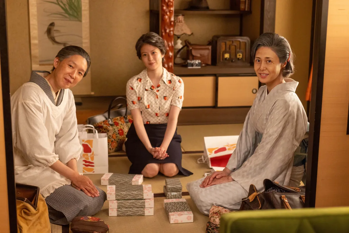 『あんぱん』のぶ、登美子＆羽多子と旅に出る　第126回場面カット