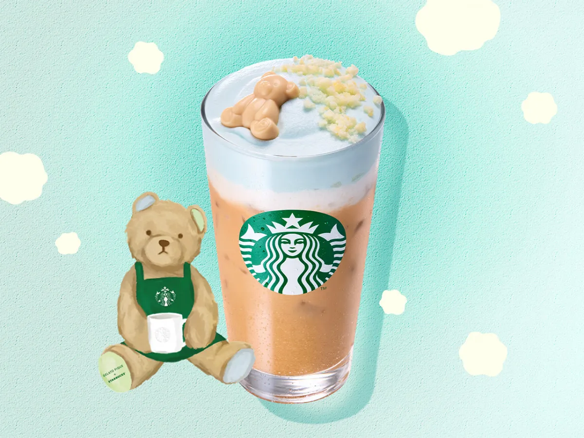 スタバ新作はジェラピケコラボ、“ふわもこ”世界観のビバレッジにグッズが9・29より登場