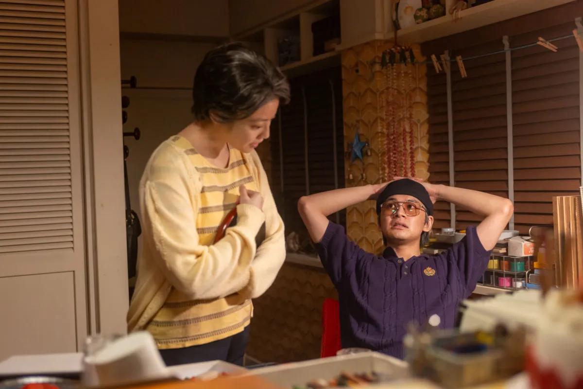 『あんぱん』嵩の歌詞に、のぶは涙目になり…　第128回場面カット