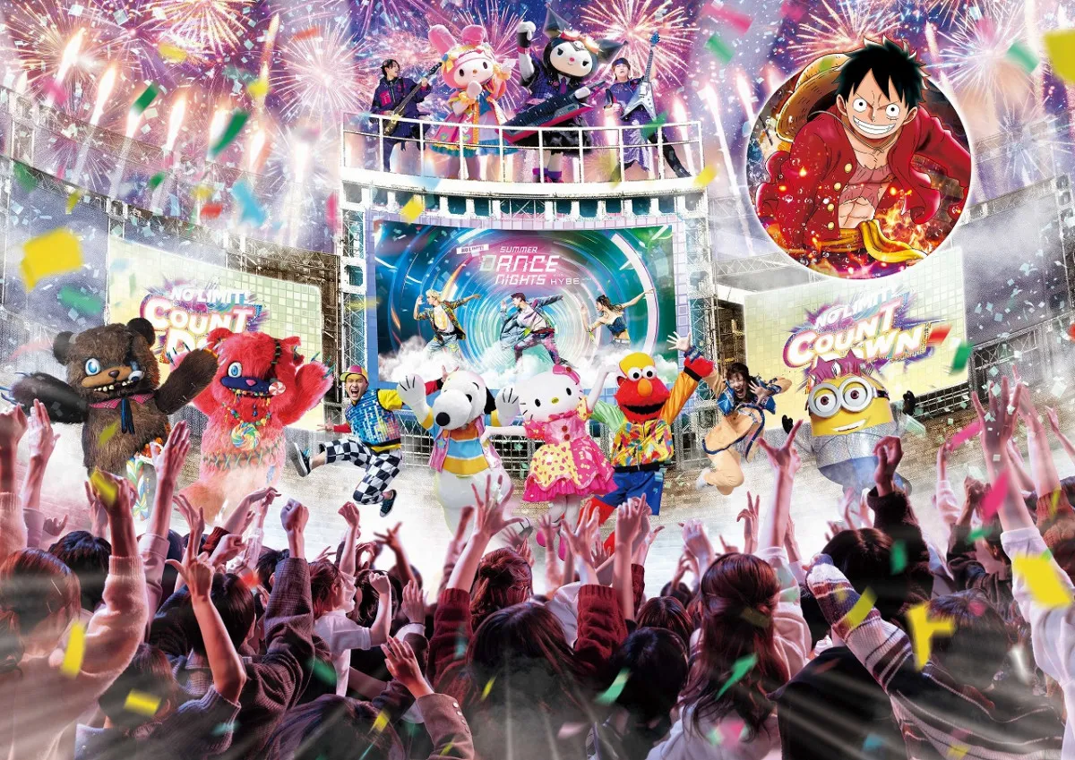 USJ、年越しイベントの“超豪華”詳細発表　ワンピース・HYBE・ハミクマ・キティ…＆花火4000発【概要】