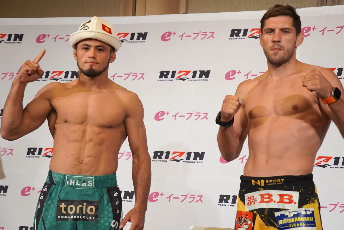 【RIZIN】全選手が計量クリア　王座戦4人がファンに勝利を約束【対戦カード一覧】
