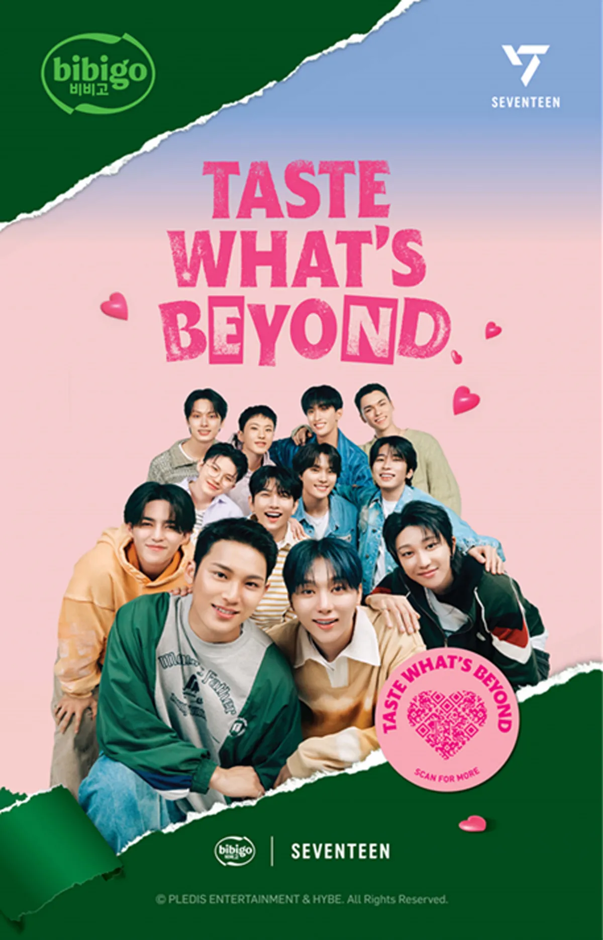 SEVENTEEN、韓食ブランド「bibigo」とのコラボポップアップイベント開催　東京・新橋で期間限定