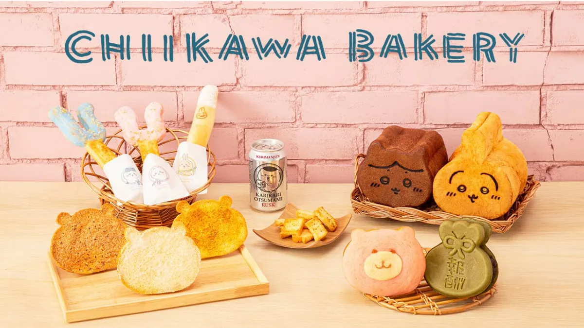 祝1周年！「ちいかわベーカリー」に新作パンがずらり　ハチワレ＆うさぎの食パンも登場