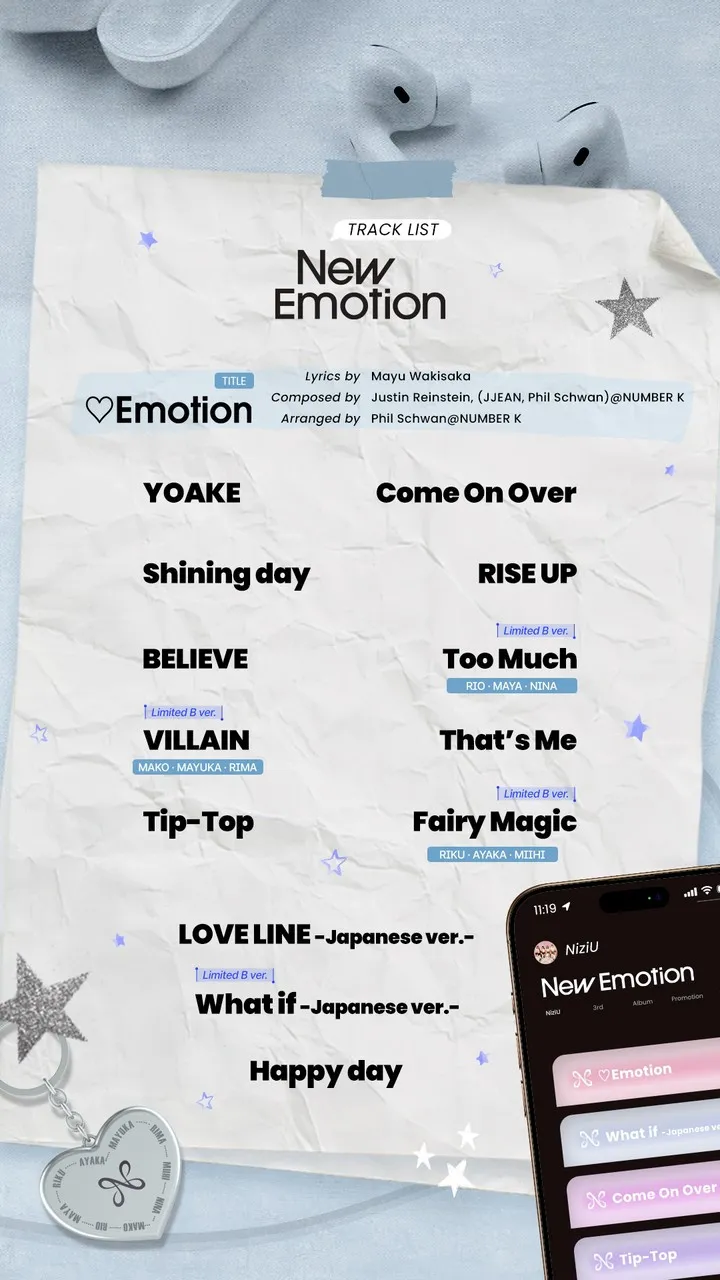 NiziU、3rdアルバム『New Emotion』の全収録曲を発表　リスニングパーティーも開催決定