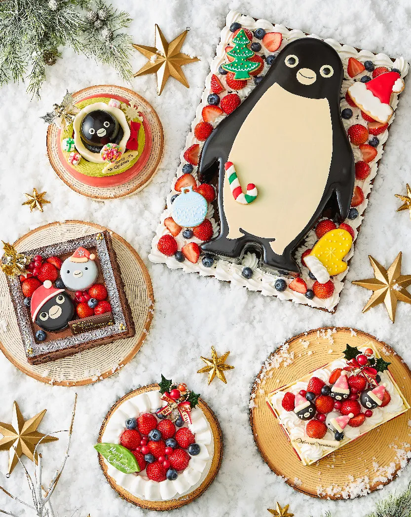 「Suicaのペンギン」クリスマスケーキ、ショートケーキやガトーショコラが愛らしさ満点で今年も登場