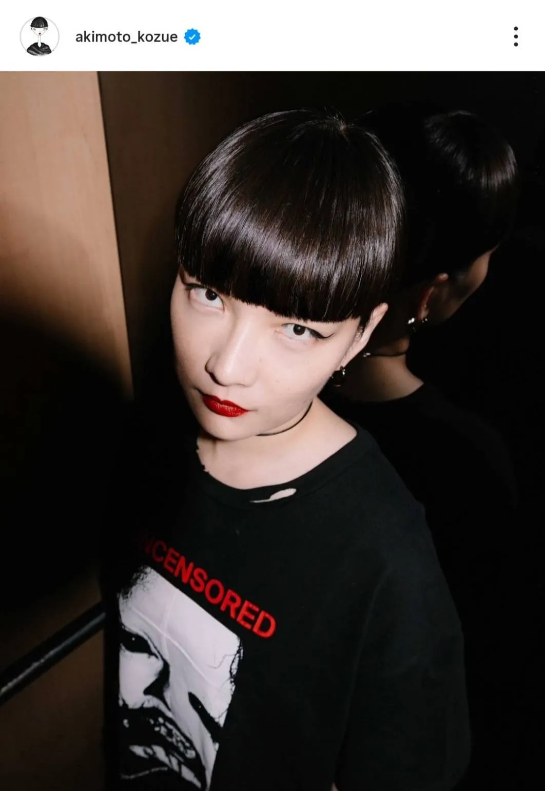 松田翔太の妻・秋元梢、「黒目を小さくしてるんですか？」“別人級”の姿にファン驚がく「カッコ良すぎる」