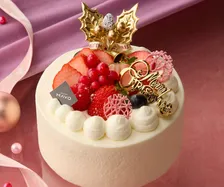 銀座三越から約1万円の「とっておきしょーとけーき」登場、“いちごとクリーム”が主役のクリスマスケーキ予約開始
