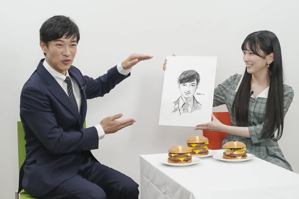 乃木坂46池田瑛紗、マクドナルドCMに初出演　“現役東京藝大生”として堺雅人に似顔絵をサプライズプレゼント「光栄です」