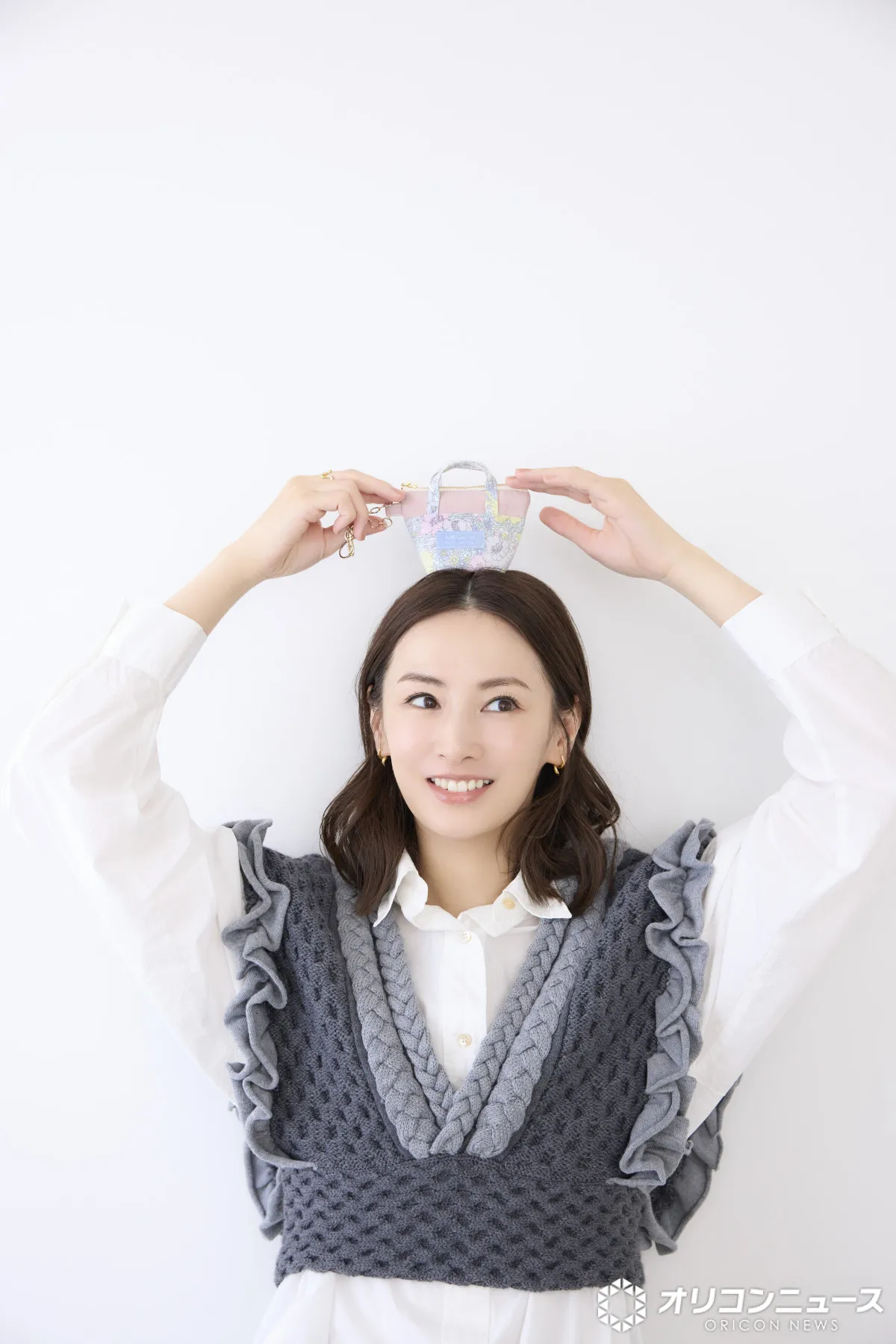ハンドメイド趣味の北川景子、自身発案“手のひらサイズ”ポーチ公開　特別監修の花柄生地、手芸雑誌『COTTON TIME』付録に